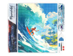 Broderie Diamant - Surf à Hawaï
