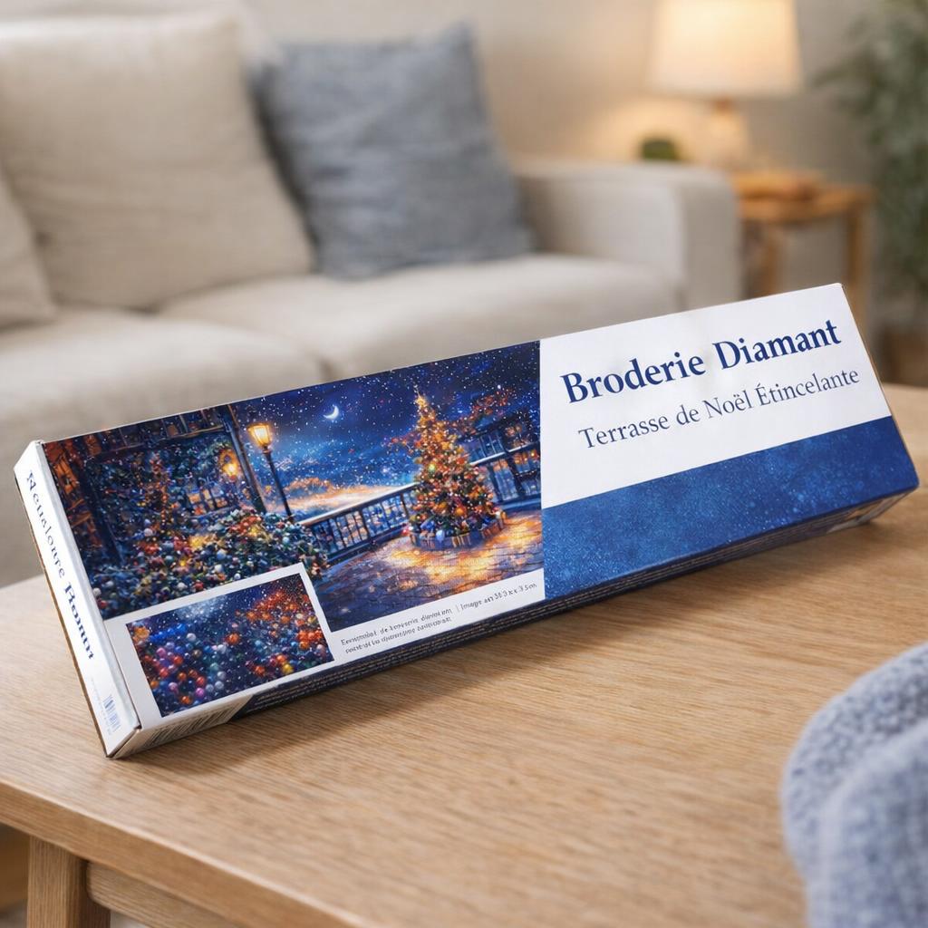 Terrasse Noël étincelante