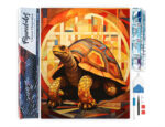 Broderie Diamant - Tortue Art Déco