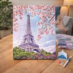 Broderie Diamant - Tour Eiffel au Printemps
