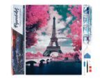 Broderie Diamant - Tour Eiffel en Fleurs