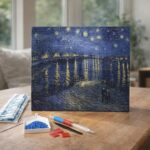 Broderie Diamant - Van Gogh Nuit Etoilée sur le Rhône