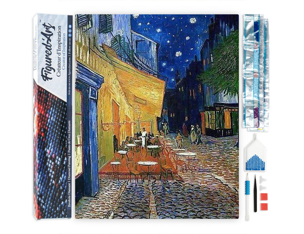 Broderie Diamant - Van Gogh Terrasse de Café