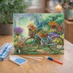 Broderie Diamant - Vélos et Fleurs