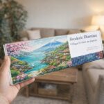 Broderie Diamant - Village Côtier au Japon