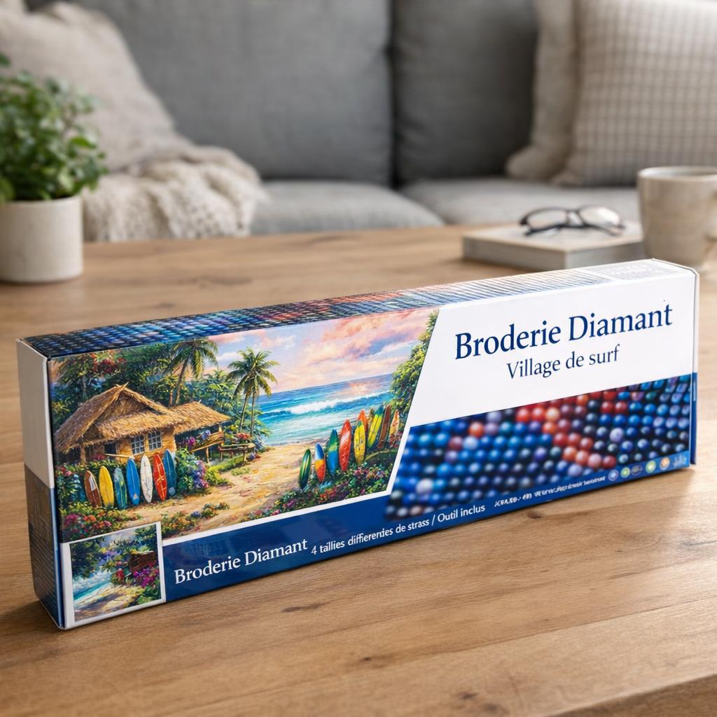Broderie Diamant - Village de surf