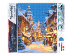 Broderie Diamant - Village Illuminé de Noël