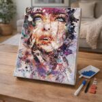 Broderie Diamant - Visage de Femme Design