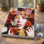 Broderie Diamant - Visage de roses