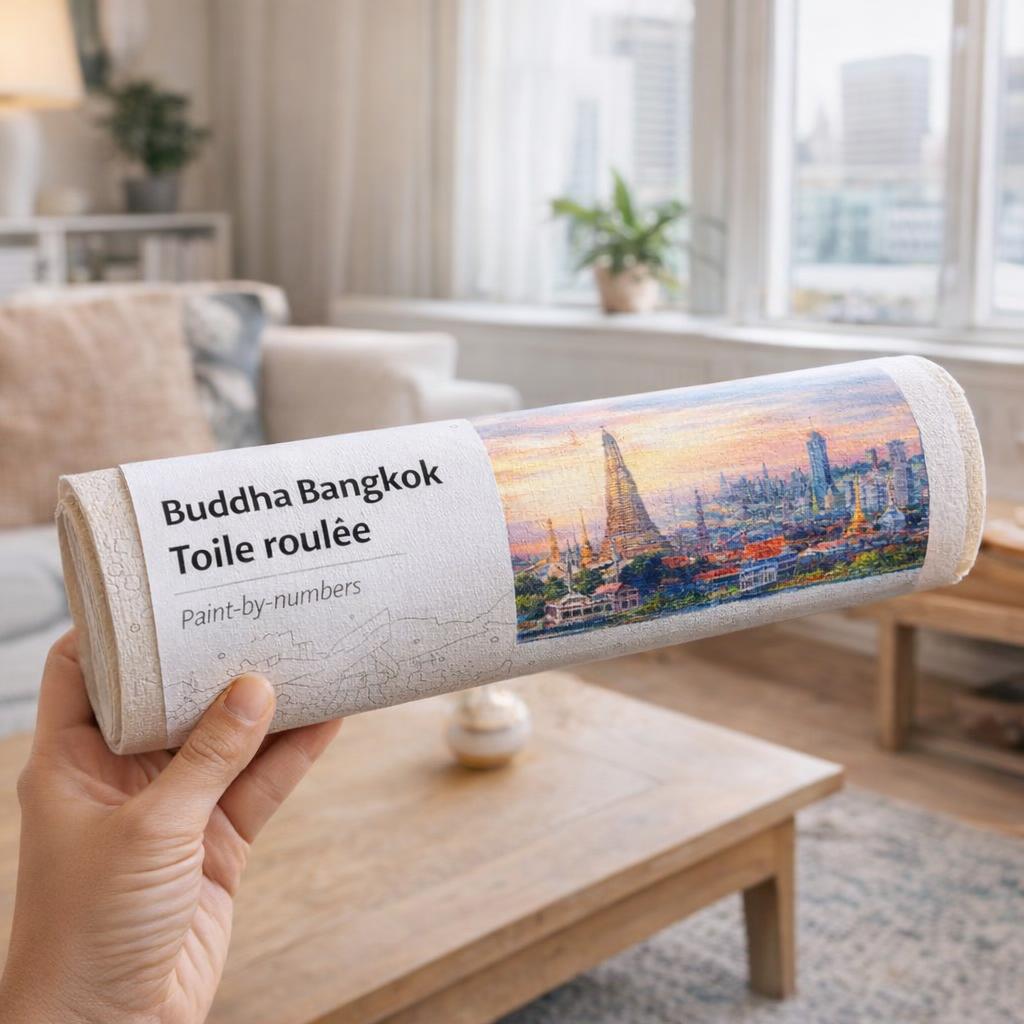 Buddha Bangkok - Toile roulée