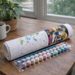 Bulldog Pop Art - Toile roulée