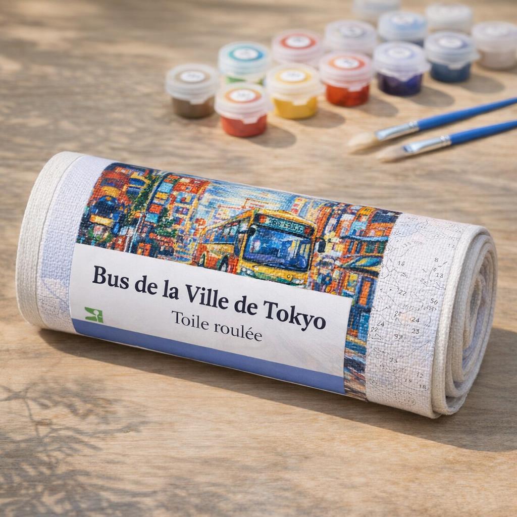Bus de la Ville de Tokyo - Toile roulée