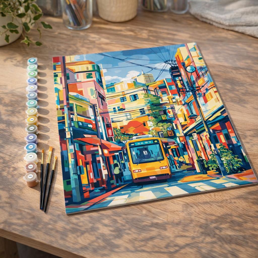 Bus de la Ville de Tokyo - Toile roulée