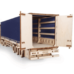 Camion avec sa remorque