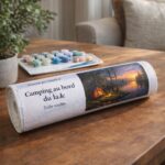 Camping au bord du lac - Toile roulée