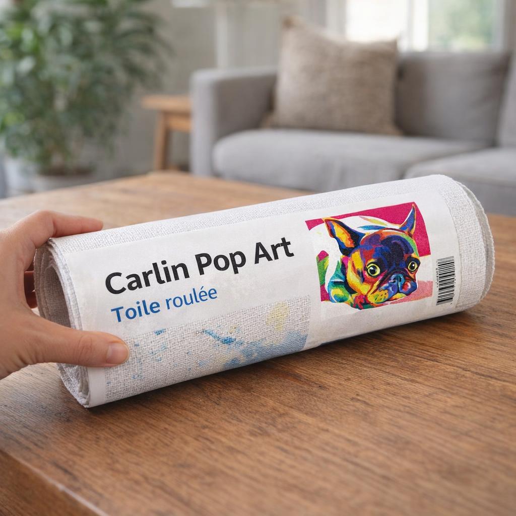 Carlin Pop Art - Toile roulée