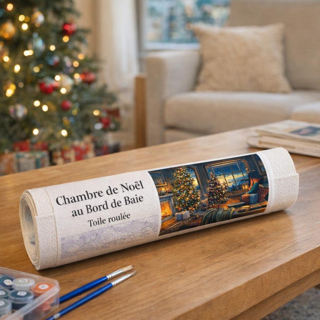 Chambre de Noël au Bord de la Baie - Toile roulée