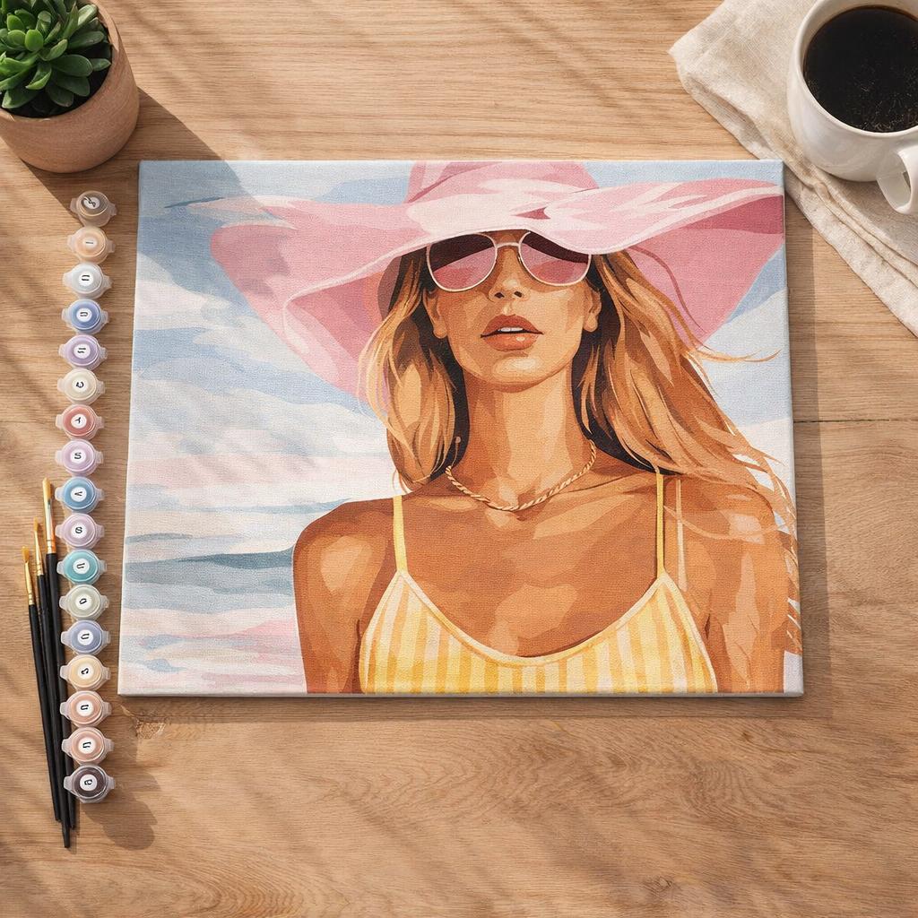 Charme d'une journée ensoleillée - Toile roulée