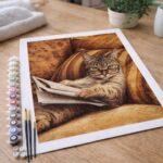 Chat Connaisseur - Toile roulée