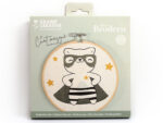 Kit Broderie pour enfant chat masqué
