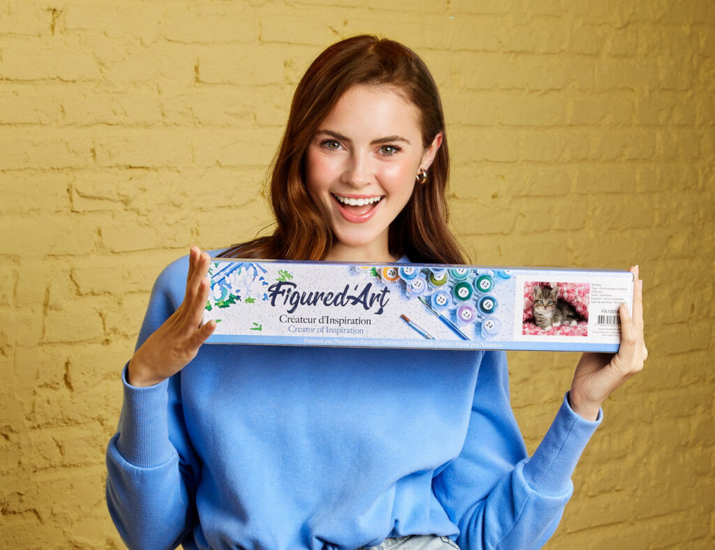 Chaton enrobé - Toile roulée