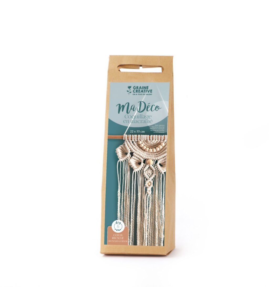 Kit Macramé – Forme Coquillage