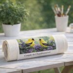 Couple de Chardonneret - Toile roulée