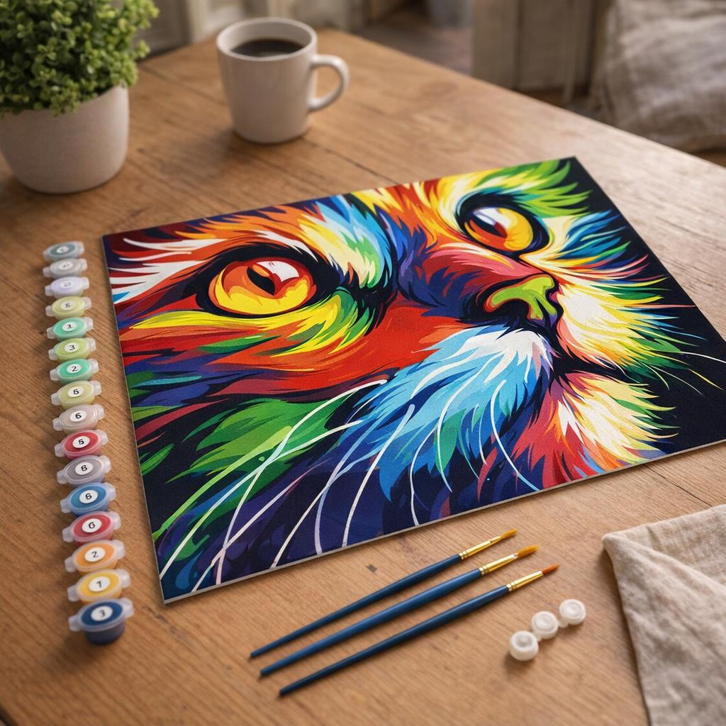 Panda et Lunettes - Toile roulée