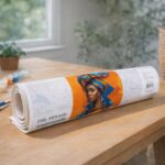 Fille Africaine traditionnelle - Toile roulée