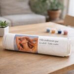 Fille embrassée par le soleil - Toile roulée