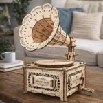 Gramaphone - Puzzle 3D mécanique en Bois