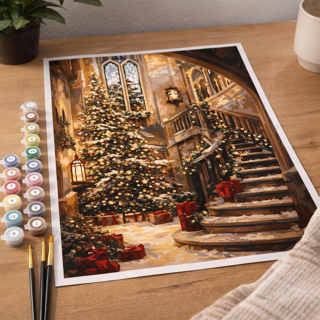 Grand Hall de Noël - Toile roulée