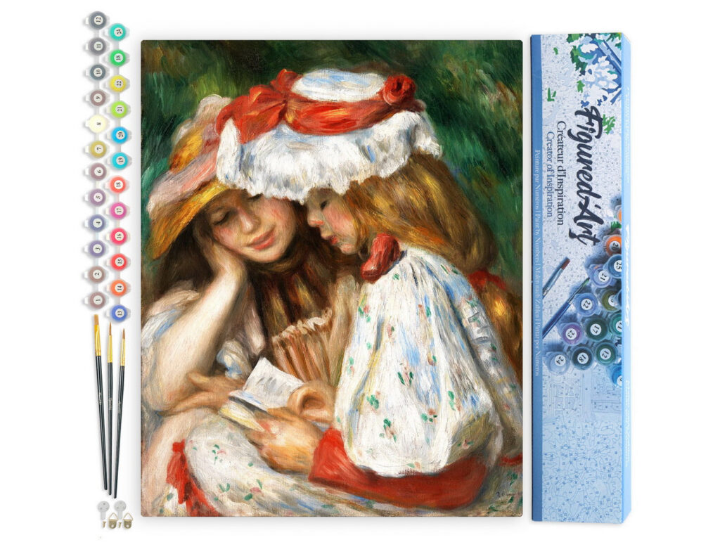 Jeunes Filles Lisant - Renoir - Toile roulée