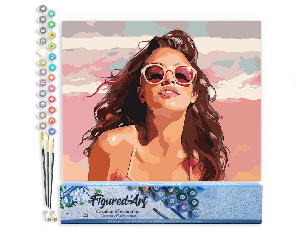 Joie en bord de mer - Toile roulée