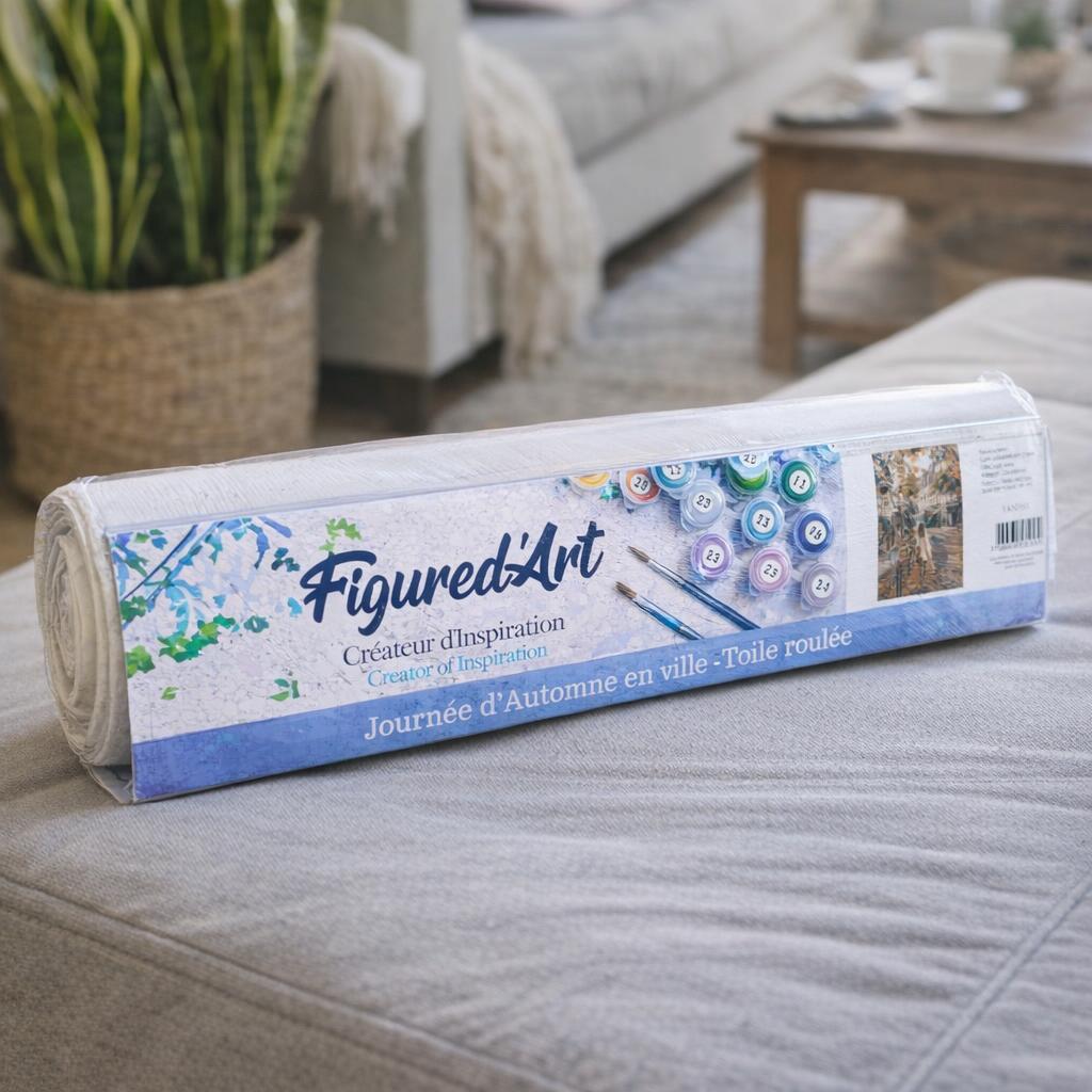 Ville automne peinture