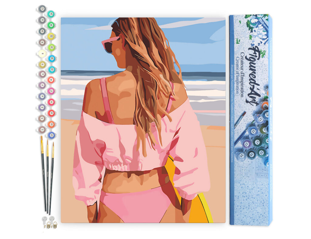 Journée de plage avec style - Toile roulée