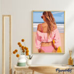 Journée de plage avec style - Toile roulée