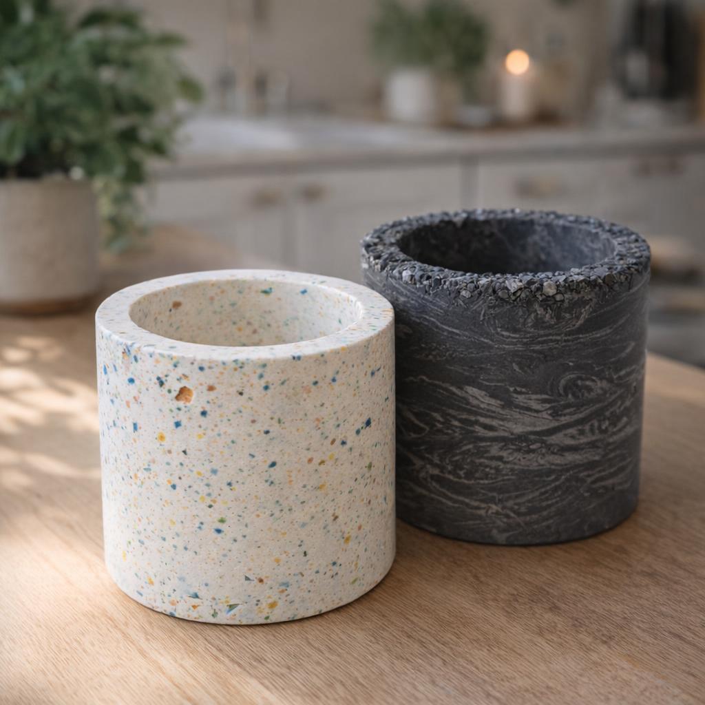 Kit débutant Jesmonite 2 pots créatifs | Tout à Créer