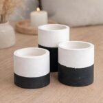 Kit jesmonite bougeoirs faciles à réaliser