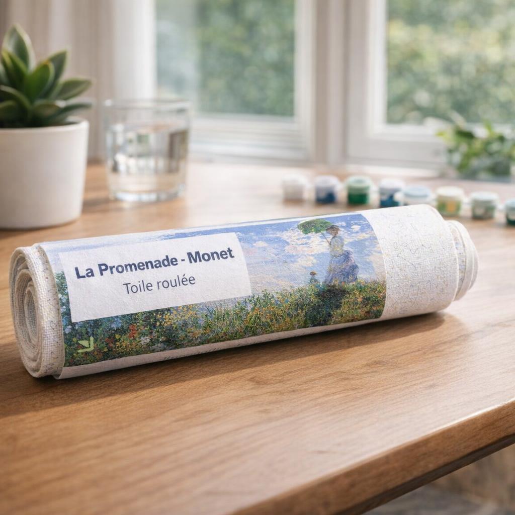 La Promenade - Monet - Toile roulée