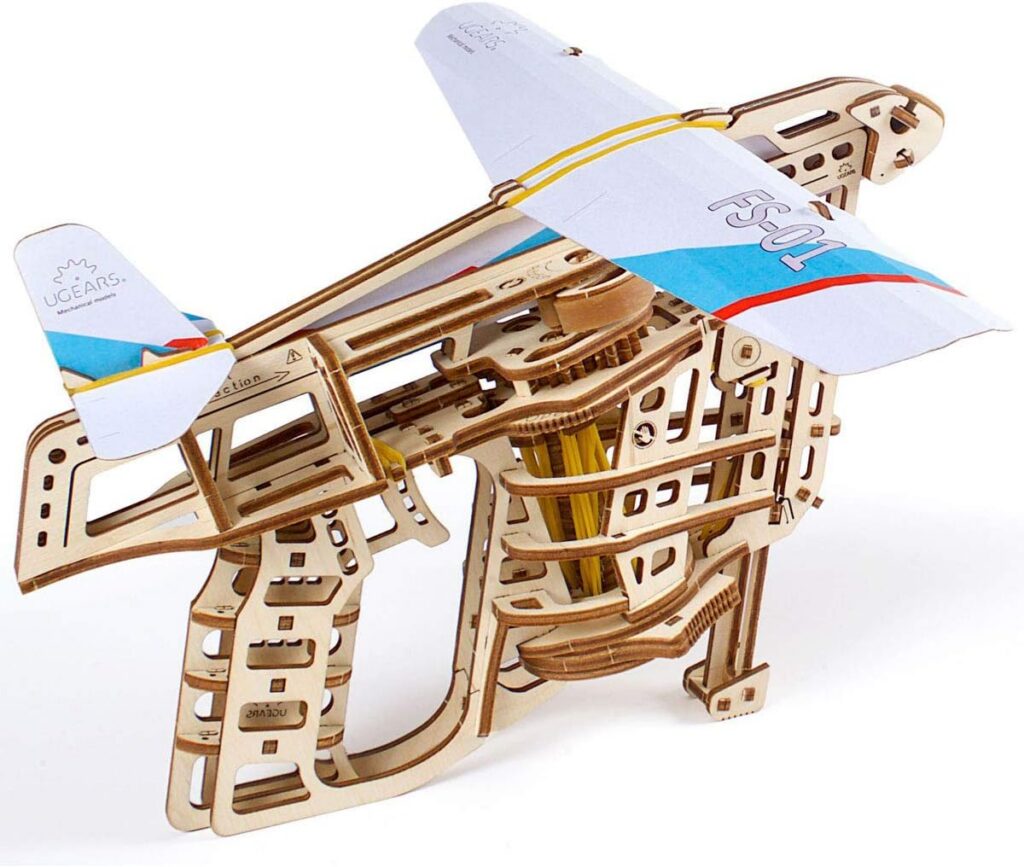 Lanceur d'avions en bois - Puzzle 3D