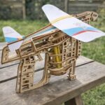 Lanceur d'avions en bois - Puzzle 3D