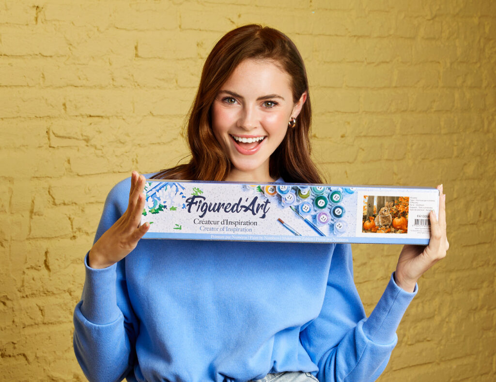 Lapin et citrouilles - Toile roulée