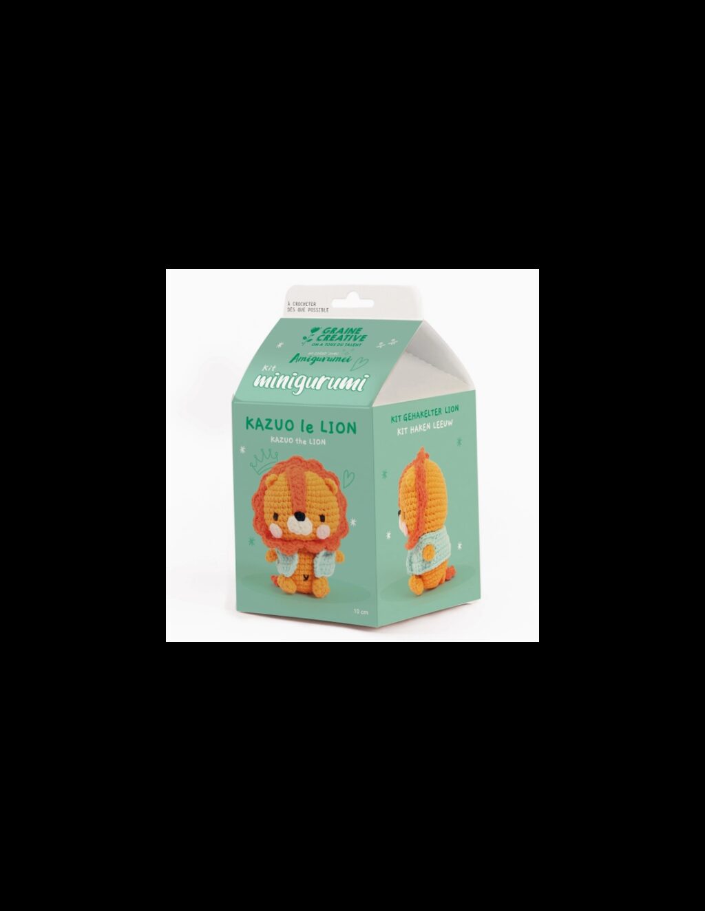 Kit DIY crochet Amigurumi - Kazuo le lion