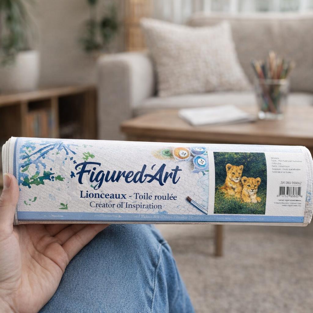 Lionceaux - Toile roulée