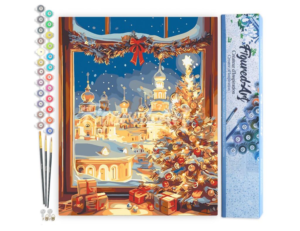 Lumière de la Veillée de Noël - Toile roulée