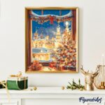 Lumière de la Veillée de Noël - Toile roulée