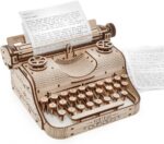 Machine à écrire - Maquette 3D en bois