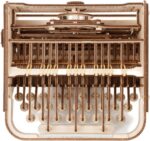 Machine à écrire - Maquette 3D en bois