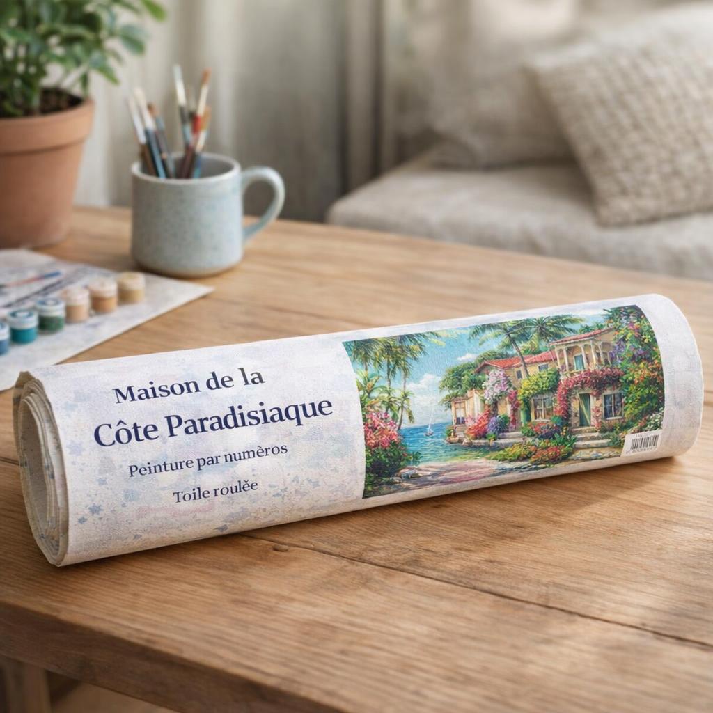 Maison de la Côte Paradisiaque - Toile roulée